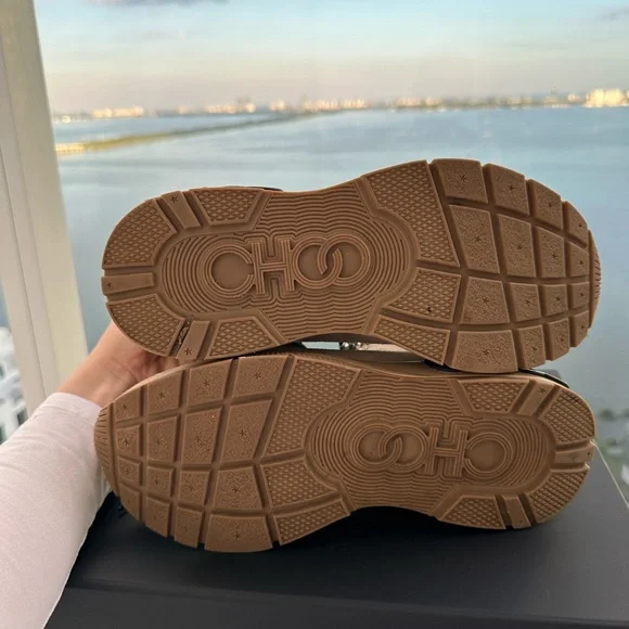 Jimmy Choo Beige and Black Star-Embellished Boots - Picture 13 of 13